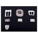 Navajo Sterling Silver Ranger Buckle Set