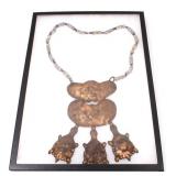 Hudson Bay Copper Plate Turtle Trade Necklace