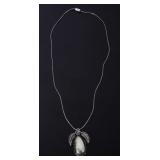 Navajo Carico Lake Turquoise Sterling Necklace