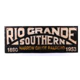 Rio Grande Southern Narrow Gauge Railroad Sign