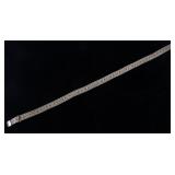 Monogrammed Horse Hair Woven Belt