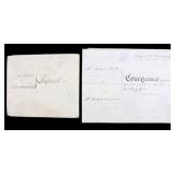 Indenture Sheep Skin Papers c. 1853