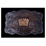 Nevada Jr. Hereford  10K & Sterling Queen Buckle