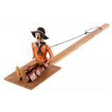 19th Century Folk Art Dancing Cowboy Figure