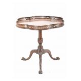 C.1700-1800 Queen Anne Mahogany Tilt-top Tea Table