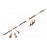 Lakota Sioux Beaded Lance Bronze Spear - J.Y. Buck