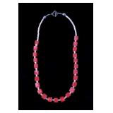 Navajo Branch Coral & Spiny Oyster Necklace