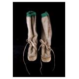 Pair of Alaskan Inuit Eskimo Caribou Mukluks