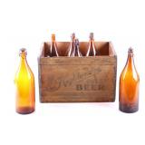 Missoula, MT Highlander Beer Crate & 64oz. Bottles