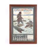 Champion Harvesting N.C Wyeth Advertising Calendar