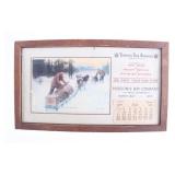 Hudson Bay Company Advertisement Calendar c. 1929