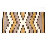 Navajo Crystal Eye Dazzler Trading Post Rug c1950