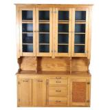 Antique Mercantile Haberdashery Kitchen Hutch