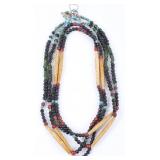 Sioux Trade Bead & Hair Pipe Necklace 19th C.