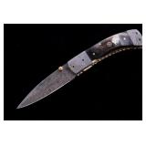 Navajo Dave Yellowhorse Damascus Chief Knife