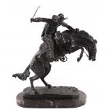 Bronco Buster Bronze Statue By Frederic Remington