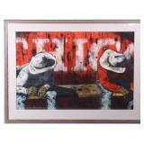 Original Chuck Middlekauff Watercolor Portriat