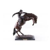 Frederic Remington Wooly Chaps Bronze