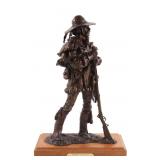 Gary Schildt Bronze Sculpture Prairie Cavalier