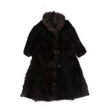 Stage Coach Black Bear Fur Coat
