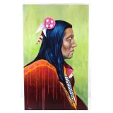 Original Michael Sepe "Shades Of Green" Painting