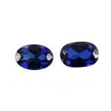 Montana Yogo Sapphire 1.12 carat Earring Set