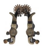 Colorado Saddlery Silver Mounted Spurs