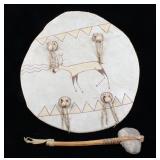 Hopi Polychrome & Incised War Shield