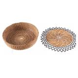 Seminole Pine Needle Woven Baskets 1950