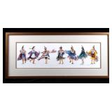 Original John Balloue "Seven Sisters" Lithograph