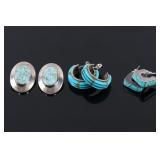 Navajo Sterling & Turquoise Earring Collection