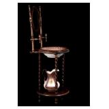 Quatersawn Oak Barley Twist Vanity Wash Basin