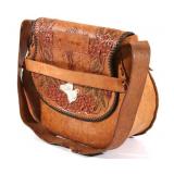Custom Hand Tooled Western Leather Purse