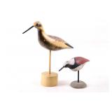 White Ruddy Turnstone & Yellow Legs Decoys