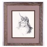 Lee R. Griffiths Signed Original Pencil Sketch