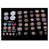 U.S. Military Challenge Coins & Service Ribbons
