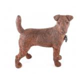 Cast Iron Terrier Dog Door Stopper