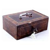 Painted Wood Grain Strong Box; Germany