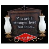 Grain Belt Beer Light Up Advertising Sign