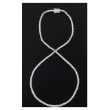 EXCELLENT 11.62 ct. Diamond 18K Gold Necklace