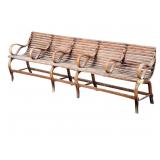 19th Century Butte, MT Train Station Bench