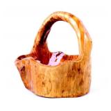 Burl Wood Basket