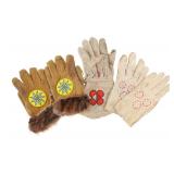 20th C. Plains Beaded Glove Collection