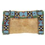 19th-century Sioux Beaded Tipi Bag
