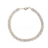 10K Gold Diamond Tennis Bracelet