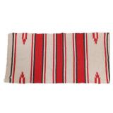 Vintage Mexican Wool Woven Saddle Blanket