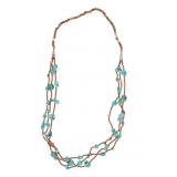 Vintage Santo Domingo Turquoise Pipestone Necklace