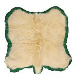 Montana Rocky Mountain Goat Felt Taxidermy Rug