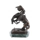 Frederic Remington (1861-1909) Rattlesnake Bronze