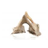 Ca. 1860 Comanche Bone & Wood Rawhide Saddle